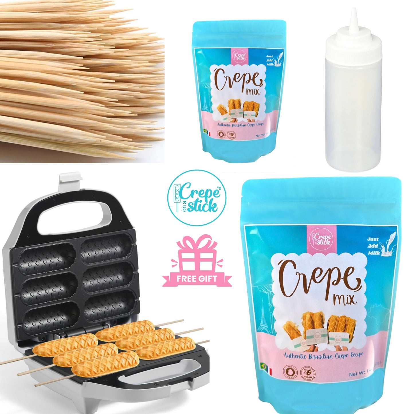 Complete Crepe Kit (2 package of crepe mix)