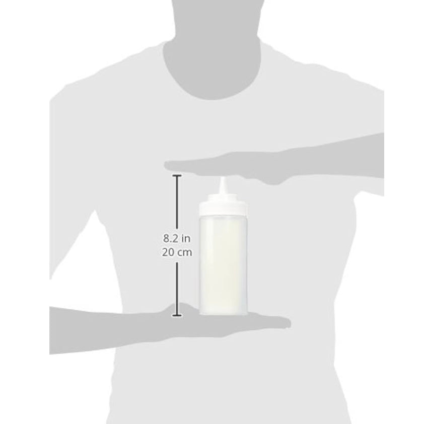 Squeeze Bottle Clear 16oz