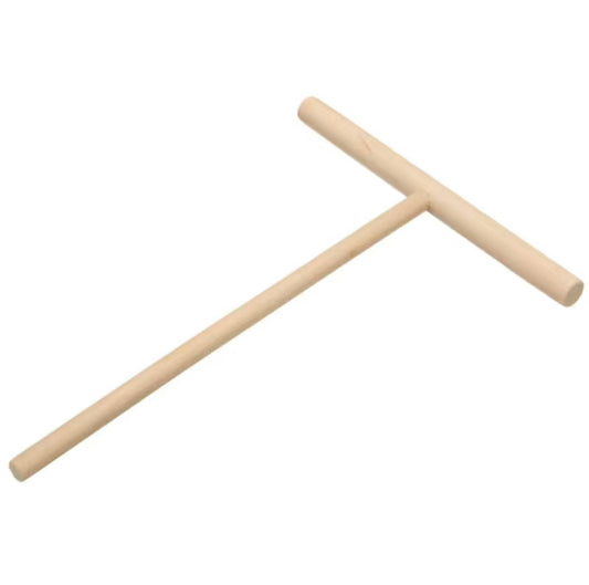 T-Shape Crepe Wooden Spreader Stick 1pc